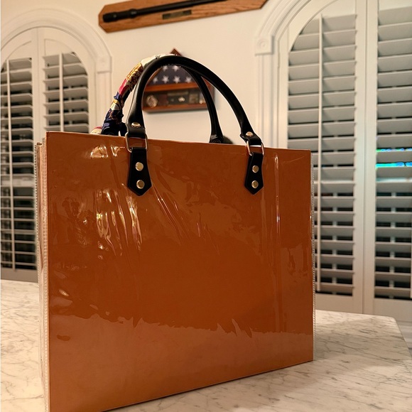 Upcycled Louis Vuitton Shoe Box Handbag | Handmade Luxury Statement Bag - Picture 5 of 5